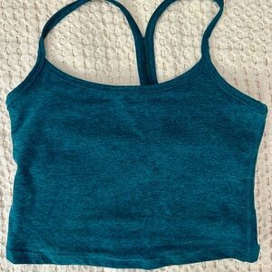 Beyond Yoga Teal Crop Top